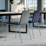 Frezza Yo Fabric 4-Leg With Armrests Upholstered Conference Chair
