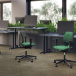 Nowy Styl Segla Swivel Chair LB-Uph Plastic Back Task Upholstered Low Office