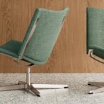 Kusch + Co Sivu Armchair Swivel 4-Star Base Upholstered Lounge Armchair product view