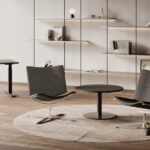 Kusch + Co Sivu Armchair Swivel 4-Star Base Upholstered Lounge Armchair product view