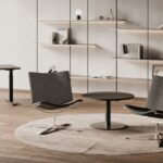 Kusch + Co Sivu Armchair Swivel 4-Star Base Upholstered Lounge Armchair product view