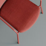 Kusch + Co Smile Plywood Chair 4L 4-Leg Seat And Frame Chair detail view