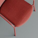 Kusch + Co Smile Plywood Chair 4L 4-Leg Seat And Frame Chair detail view