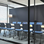 Nowy Styl 2ME Cantilever With Armrests Upholstered Frame Chair arrangement view