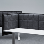 Abstracta Stitch Table Hanging Upholstered Acoustic Room Divider