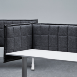 Abstracta Stitch Table Hanging Upholstered Acoustic Room Divider