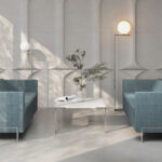 Nowy Styl Studio Armchair 4-Leg Frame With Armrests Upholstered Armchair