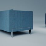 Nowy Styl Studio Sofa 2-Seater Upholstered Sofa