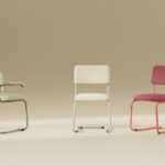 Nowy Styl Sylwia S Stationary Chair CF Frame Uph Back Cantilever Upholstered