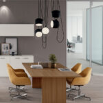 Frezza Pop Oval Round Base Meeting Table Frezza Pop oval meeting table with round base