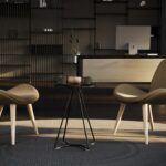 Nowy Styl Tilkka Armchair 4-Leg Frame LB-Uph Back Upholstered Low Armchair