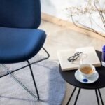 Nowy Styl Tilkka Low Table Cfx-Leg Base Mini Coffee Table Round Top Low Table