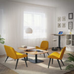 Nowy Styl Tilkka Armchair 4-Leg Lwm Frame LB-Uph Back Upholstered Low Lounge