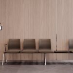Kusch + Co Trio Bench-2 Wooden Uph Back 2-Seater Upholstered 4-Leg Beam Seating