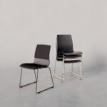 Kusch + Co Trio Stationary Chair 4-Leg Stb Frame Wooden Uph Back Upholstered arrangement view