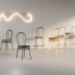 Nowy Styl Tulipan CR 4-Leg Upholstered Seat Frame Chair