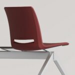 Kusch + Co V-Care Bench-3 Standard 3-Seat External Tabletops Beam Seating detail view