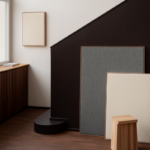 Abstracta X Verk Oak Frame Wall-Mounted Swedish Wool Framed Acoustic Wall Panel