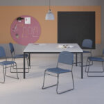 Nowy Styl Vesta-New Cfp Cantilever With Armrests Upholstered Frame Chair