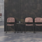 Nowy Styl Vesta-New Cfp Cantilever With Armrests Upholstered Frame Chair