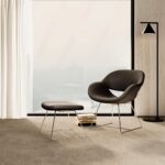 Kusch + Co Volpe Leg Rest 4-Leg Lwm Frame Upholstered Leg Rest Volpe leg rest arrangement 01