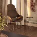 Kusch + Co Volpe Armchair SL Uph Cantilever Upholstered Armchair