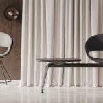 Kusch + Co Volpino Bench-2 Plastic Back 4-Leg Decorative Cut-Out Beam Seating