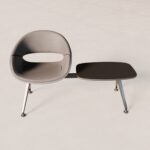 Kusch + Co Volpino Bench-4 Plastic Back 4-Seat Decorative Cut-Out Beam Seating Volpino four-seat bench packshot