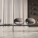 Kusch + Co Volpino Bench-4 Plastic Back 4-Seat Decorative Cut-Out Beam Seating Volpino bench arrangement 03