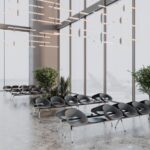 Kusch + Co Volpino Bench-4 Plastic Back 4-Seat Decorative Cut-Out Beam Seating Volpino bench arrangement 14