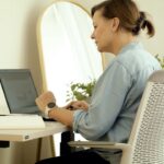 Nowy Styl Withme Swivel Chair P Prf 5-Star With Armrests Perforated Office Chair