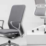Nowy Styl Youteam Swivel Chair LB-Mesh Uph Back Task Upholstered Low Office