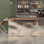 Nowy Styl Zeta 425 CR Backless With Footrest Bar Stool