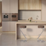 Nowy Styl Zeta 425 CR Backless With Footrest Bar Stool