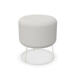 Cascando 6302 Round Upholstered Pouf Ottoman