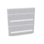 Cascando 6016 G Acoustic Fabric-Covered Wall-Mounted Brochure Magazine Panel