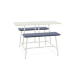 Cascando Piqnic 1300 Four-Person Picnic-Style Table With Integrated Benches