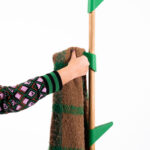 Cascando Bamboo 3 Cm Freestanding Hooks Coat Stand Bamboo freestanding coat stand