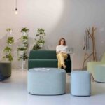 Cascando 6835 With Backrest Modular Sofa Seating Element Cascando modular sofa seating arrangement