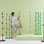 Cascando Bamboo 3 Cm Freestanding Hooks Coat Stand Bamboo freestanding coat stand