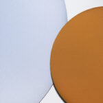 Cascando Pillow Round 160 Wall-Mounted Fabric-Covered Acoustic Wall Panel