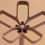 Cascando Flower Plus Cm Freestanding Flower-Shaped Coat Stand