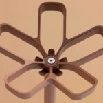 Cascando Flower Plus Cm Freestanding Flower-Shaped Coat Stand