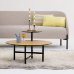 Cascando Bond Beitisch Cm Side Table Coffee Table Bond side table in oak veneer