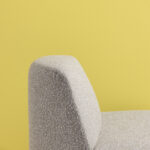 Cascando 6825 With Backrest Modular Seating Element - Pully modular seating arrangement