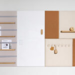 Cascando Pillow Grid Whiteboard Wall-Mounted Pattern Acoustic Whiteboard