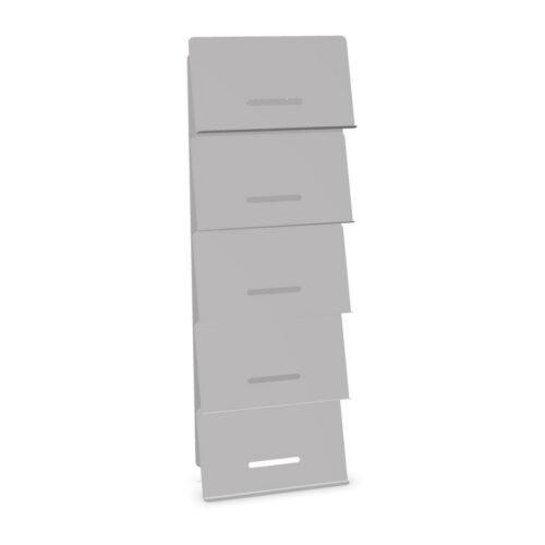 Cascando Round20 4069 Wall-Mounted A3 Format Brochure Holder