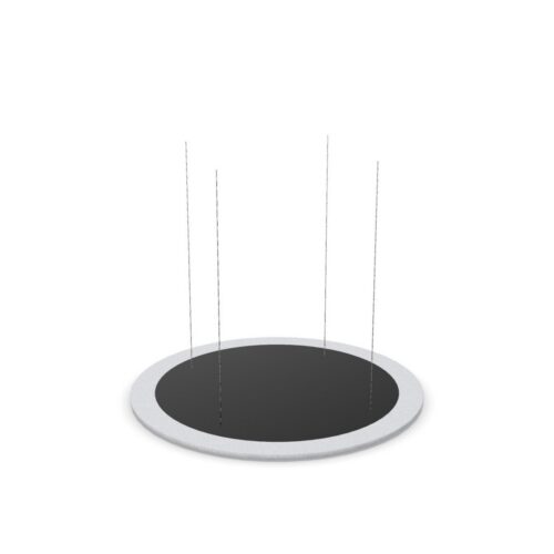 Cascando Pillow Free Round Round Suspended Panel Single-Sided Wool Acoustic