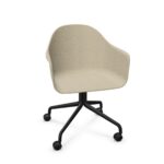 Audo Copenhagen Harbour Dining Chair Star Base W Casters 5-Star Base