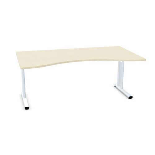 Geramöbel Geramobel Flex N-618337 Fixed-Height C-Leg Frame Desk